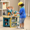 47 Pieces Kids Tool Set Children Trolley for 3-6 Years Old