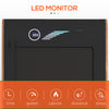 Under Desk Treadmill, 2.5HP Portable Walking Pad w/ Bluetooth Speaker, Remote Control, LED Display for Home Gym Office, 265lbs Weight Capacity