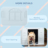 Pet House Water Resistant Puppy Shelter with Door for Indoor Outdoor, Easy to Assemble, for Small/Medium Dogs, Gray