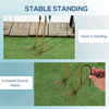 Set of 2 Garden Sculptures Crane Garden Statues for Lawn Patio Backyard Decoration, 28.5"-29", Blue