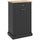 Kitchen Trash Bin Cabinet, Free Standing Recycling Cabinet Trash Can Holder With Drawer, Black