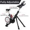 Exercise Stationary Fitness Cardio Trainer Bike with Adjustable Resistance  LCD Monitor  & Mobile Phone Holder