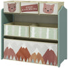 Toy Organizer with 6 Storage Bins, Kids Storage Unit for Bedroom, Kids Room, 25" x 12" x 26", Green