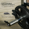 Power Cage Power Rack with 15-Level Squat Rack, Cable Pulley System, Pull up Stand and Push up Stand