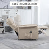Power Lift Recliner Chair with Electric Lift for Relaxation-Loving Individuals, Remote Control, Comfort Design, Plush Seating – Beige