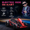 24V Electric Go Kart for Kids, Drift Ride-On Racing Go Kart with 2 Speeds, for Boys Girls Aged 8-12 Years Old, Red