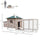 77" Wooden Chicken Coop with Nesting Box, Cute Outdoor Hen House with Removable Tray, Ramp Run, for Garden Backyard, Natural