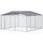 Outdoor Dog Kennel Galvanized Steel Fence with Cover Secure Lock Mesh Sidewalls for Backyard 13' x 13' x 7.5'