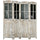 4-Panel Wood Room Divider with Chalkboard Panels, Rustic Folding Privacy Screens Room Divider, Partition Wall dividers for Rooms, Natural