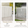 13' x 10' Outdoor Retractable Pergola w/ Sun Shade Aluminum Louvered Top, Pergola w/ Canopy, Curtains & Netting, White