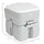 Porta Potty Portable Toilet with Level Indicator and Anti-Leak Handle Pump, for Camping, Boating, Hiking, Travel, RV
