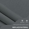 5' x 4' Manual Retractable Awning, Non-Screw Freestanding Patio Awning, UV Resistant, for Window or Door, Dark Gray