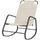 Garden Rocking Chair Outdoor Indoor for Patio, Balcony, Porch, Light Brown