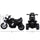 6V Kids Motorcycle Licensed BMW, Toddler motorcycle, with Headlight, Music, 3 Wheels Electric Motorcycle for Kids, Gift for Boys & Girls, Black