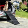 Folding Dog Ramp for Car, Truck & SUV, 62" Pet Ramp for Large Dogs with Non-slip Surface & Lightweight Dog Ramp, Supports up to 132lbs, Black