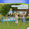 10FT Jungle Gym Supports 594LBS for 1-6 Kids, Easy Install, Multi-Color
