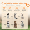 4.6' x 5' Dog Kennel Outdoor with Waterproof Canopy, Large Door