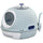 Cat Litter Box with Lid, Covered Litter Box with Scoop, Enclosed Drawer, and Skylight, Blue