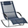 Zero Gravity Rocking Chair Outdoor Chaise Lounge Chair Recliner with Detachable Pillow & Durable Weather-Fighting Fabric for Pool, Navy Blue
