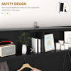 Coat Rack and Bench Hall Tree Organizer with 4 Hooks, 2 Drawers with Padded Seat Cushions for Entryway, Black
