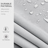 8' x 7' Patio Manual Retractable Awning Outdoor Patio Sun Shade w/ Crank Handle Deck Window Cover  Gray