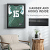 28" x 35" UV-Resistant Sports Jersey Frame Display Case, Black