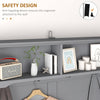 3-in-1 Hall Tree, Entryway Bench with Coat Rack, Mudroom Bench with Shoe Rack, 2 Storage Drawers, 4 Hooks and Cushions for Hallway, Gray