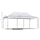 10' x 20' Heavy Duty Pop Up Canopy with 7 Removable Zippered Sidewall, Bottom Privacy Sidewall, Roller Bag, Upgraded Tube, Party Event, White