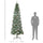 7.5ft Pre-Lit Snow-Dipped Artificial Christmas Tree with Realistic Branches, 350 LED Lights, Pine Cones, Red Berries and 1075 Tips