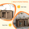 Dog Cage for Large Sized Dog, 39" x 23" x 27", 2-In-1 Dog Crate Side End Table Furniture for Indoor Use, Walnut Brown