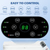 8,000 BTU Portable Air Conditioner Home AC Unit with Dehumidifier & Fan Mode, with Remote,Cools 161Sq Ft, 24H Timer, Black
