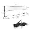 All-in-One Badminton Set, Height Adjustable for Pickleball, Volleyball, Badminton, Backyard Beach Driveway Game