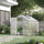 8' L x 6' W Walk-In Polycarbonate Greenhouse with Roof Vent for Ventilation & Rain Gutter, Hobby Greenhouse for Winter