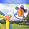 10FT Jungle Gym Supports 594LBS for 1-6 Kids, Easy Install, Multi-Color