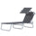 Outdoor Pool Chaise Lounge Chair, Folding Tanning Chair with Sun Shade
