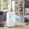 8,000 BTU Portable Air Conditioner Home AC Unit with Dehumidifier & Fan Mode, with Remote,Cools 161Sq Ft, 24H Timer, Black