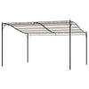 13' x 10' Outdoor Pergola Gazebo, Steel Patio Canopy with Weather-Resistant Fabric and Drainage Holes, Cream White