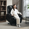 Power Lift Chair for Relaxation-Loving Individuals, Faux Leather Recliner Sofa with Vibration Massage and Heat, Remote, Side Pockets – Black