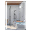 32" x 24" Bathroom Mirror with LED Lights, Dimmable Makeup Mirror, Vanity Mirror with 3 Colors, Smart Touch