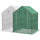 Set of 2 Greenhouse Replacement Cover, Walk-in PE Hot House Cover with Roll-up Door and Windows, 55" x 56.25" x 74.75"