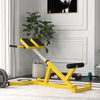 Roman Chair Back Extension Machine, Height Adjustable Hyperextension Benchwith Dip Bars, Multi-Functional for Back, Core, Arms