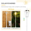 76.5" Solar Lamp Post Lights Outdoor, Vintage Streetlight, All Weather Protection, Auto Sensor Control, Adjustable Brightness, with Clear