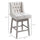 Swivel Bar Stools Set of 2, 27" Counter Height Stools with Linen Upholstery and Button Tufted Design for Kitchen