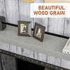 48" Fireplace Mantel, Wall Mounted Floating Farmhouse Shelf, Rustic Gray