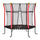 Trampoline for Kids with Net for Indoor/Outdoor Use, Red