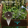 Wooden Wagon Planter Box, 3-Tier Raised Garden Bed, for Vegetables Flowers Herbs, 25" x 21" x 24"