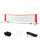 23ft Double Sided Soccer Training Net Multi-function for Net Type Soccer w/Storage Bag for Backyard  Outdoor  Beach