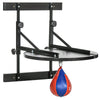 Adjustable Speed Bag Platform, Wall Mounted Speed Bags for Boxing with 360° Swive and 10" Speedbag, Black