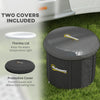 Cold Plunge Tub, Portable Ice Bath Cold Water Therapy Tub with Thermo Lid, for Athletes Recovery, Black