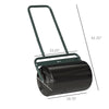 20-Inch Push/Tow Behind Lawn Roller Filled with 10 Gal Water or Sand, Perfect for Flattening Sod in the Garden